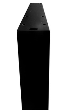 Ножки металлические для стола Лофт Индастриал, черные, 60х72 см, профиль 7,5х2,5, 2 шт.