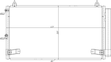 CHLADIČ KLIMATIZACE LEXUS IS200 2.0 99-