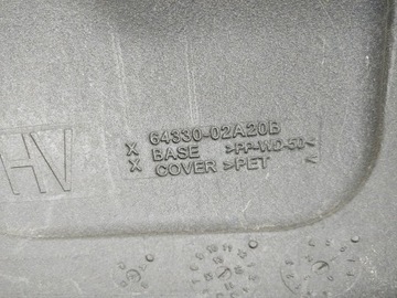 POLIČKA KUFRU ZADNÍ TOYOTA AURIS I E15 2006-2012