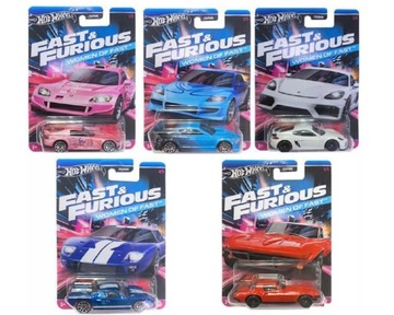 HOT WHEELS WOMEN OF FAST zestaw 5 szt. FAST & FURIOUS HNR88