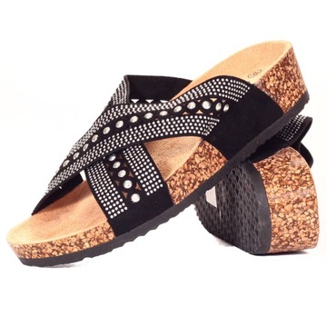 ТАПОЧКИ ЖЕНСКИЕ НА ПЛОСКОЙ ПОДОШВЕ, ПРОФИЛИРОВАННОЙ