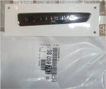 ZNAK ORIGINÁLNÍ 9805976780 CITROEN C-ELYSEE EXCLUSIVE