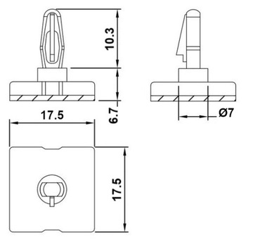 САМОКЛЕЯЩАЯСЯ ДИСТАНЦИЯ ММ-054 ПУЛЬСАР