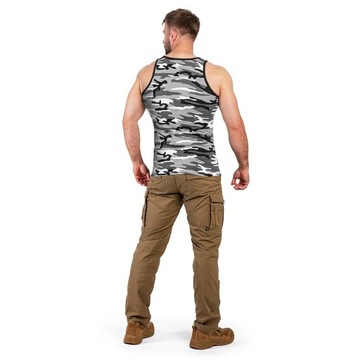 Koszulka bez rękawów bezrękawnik bokserka Moro Mil-Tec Tank Top Urban M