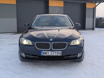 BMW Seria 5 F10-F11 Touring 520d 184KM 2012 BMW Seria 5 Ledy Alu Klima Navi Jasne Skory Serwis Gwarancja 2.0 Diesel, zdjęcie 4