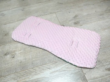 ВСТАВКА ДЛЯ КОЛЯСКИ, УНИВЕРСАЛЬНАЯ, ДВУХСТОРОННЯЯ, ХЛОПКОВЫЙ И МИНКИ ЦВЕТА