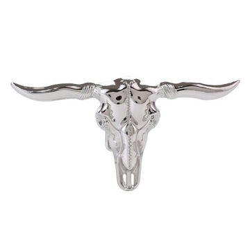 Klamra pasa Western Bull w stylu vintage, srebrna dla męskich kowbojów