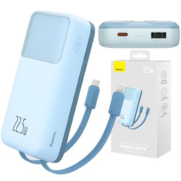 Powerbank с дисплеем 20000 мАч 22,5 Вт Comet Series + кабель USB-A — USB-C