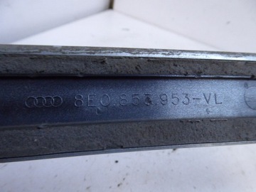 AUDI A4 B6 00-04 LIŠTA VNĚJŠÍ DVEŘE PŘEDNÍ LEVÝ LY7W