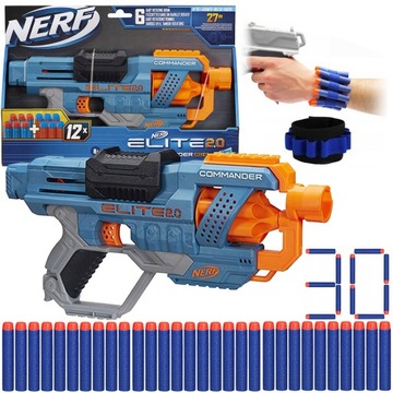 WYRZUTNIA NERF ELITE 2.0 COMMANDER RD-6 + STRZAŁKI