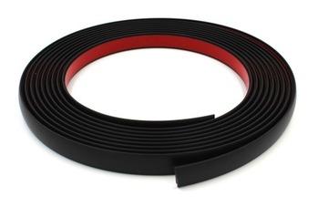 LISTWA OZDOBNA TAŚMA SAMOPRZYLEPNA CZARNY MAT 17MM / 5 METRÓW 17 mm x 5m