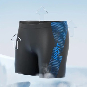 Men Swimming Shorts Quick-drying Swimming Trunks Q