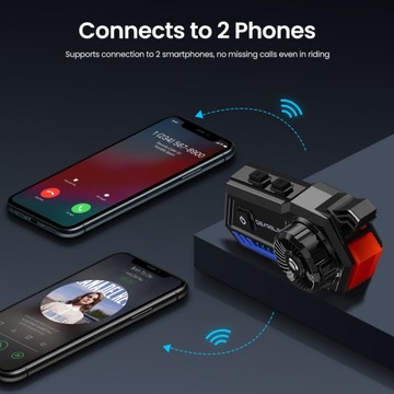 Гарнитура GEARELEC X5 для мотоциклетного шлема BT 5.2