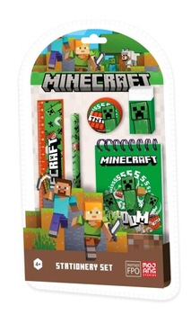 Письменный набор для школы для мальчиков Майнкрафт, 1 шт.