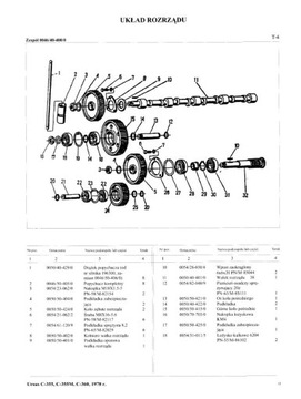 Каталог запчастей Ursus C-360 C-355 C-355M