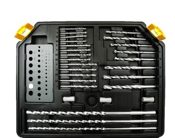 ZESTAW NARZEDZI 300EL WIERTŁA DŁUTA BITY OTWORNICE KLUCZE WALIZKA