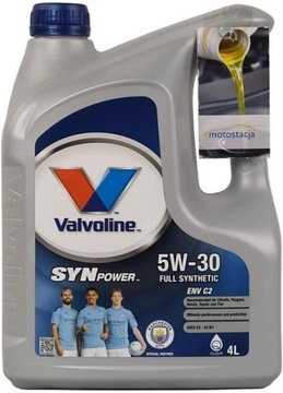 VALVOLINE SYNPOWER ENV C2 5W30 PSA B71 FIAT 4L
