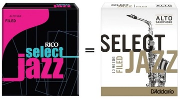 SELECT JAZZ FILED - трость для альт-саксофона 3S