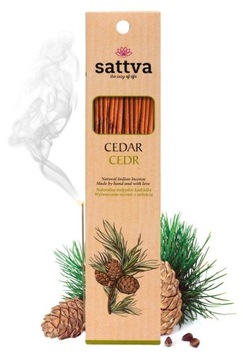 SATTVA AYURVEDA CEDR Kadzidła CEDROWE 30G
