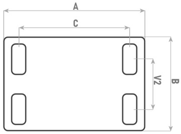 КОМПЛЕКТ РОЛИКОВ ДЛЯ ОТКАТНЫХ ВОРОТ 70X70, 6 роликов - Большое дно 210мм
