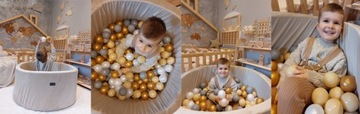 БОЛЬШОЙ СУХОЙ БАССЕЙН с шариками для детей, 90х30 см / 200 шариков Продукт Польский CE