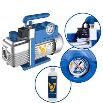 Pompa próżniowa VALUE V-i220-R32 51l/min dwustopniowa