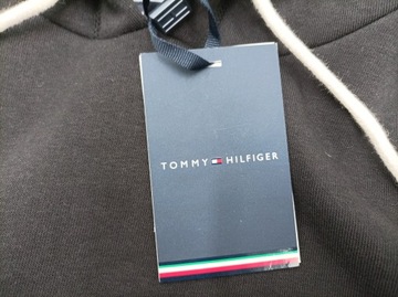 Tommy Hilfiger Core Tommy Logo Hoody, bluza męska, rozmiar L, czarna