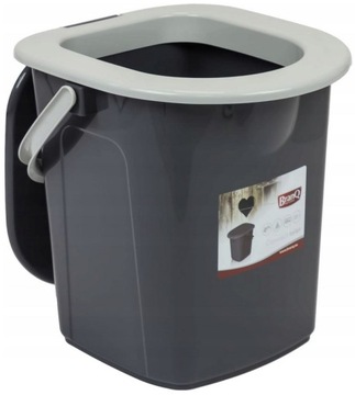 ПОРТАТИВНЫЙ ТУРИСТИЧЕСКИЙ ТУАЛЕТ, УНИТАЗ, ВЕДРО С СИДЕНЬЕМ, РУЧКА, 22Л, ПРОЧНОЕ, ПРОЧНОЕ