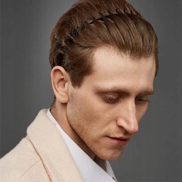 МУЖСКАЯ ЖЕНСКАЯ НЕСКОЛЬЗЯЩАЯ МЕТАЛЛИЧЕСКАЯ ПОВЯЗКА ДЛЯ ВОЛОС МУЖСКАЯ ЖЕНСКАЯ 10X