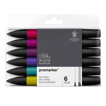 ProMarker W&N zestaw 6 pisaków Rich Tones