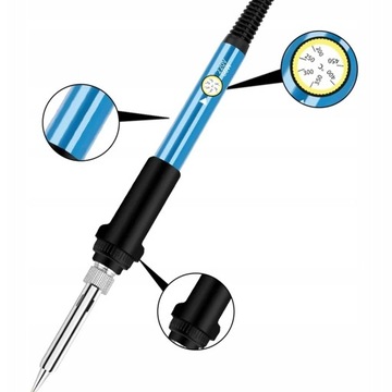 ZESTAW LUTOWNICA PRECYZYJNA KOLBOWA Z REGULACJĄ TEMPERATYRTY 60 W 20 EL.