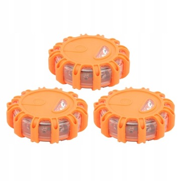 LAMPA OSTRZEGAWCZA LED BŁYSKOWA DYSK KOGUT FLARA