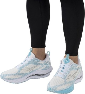 Mizuno WAVE INSPIRE 20 SP Белый Серебристый Синий Glow 41