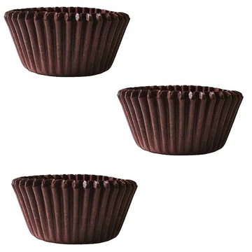 Papilotki Na Muffinki Mini Brązowe 2000 szt Art 4