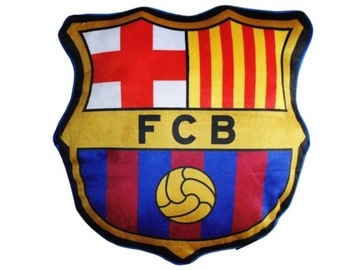 PODUSZKA JASIEK W KSZTAŁCIE HERBU FC BARCELONA 3D
