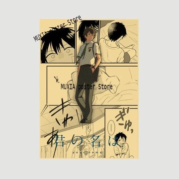 Plakat na płótnie Japońskie Anime rysunek plakaty