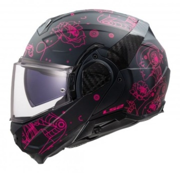 KASK LS2 FF910 ADVANT II SOPHIA BLACK PINK XS