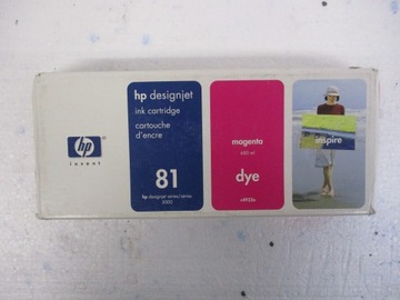 Oryginalny Tusz HP 81 Magenta C4932A