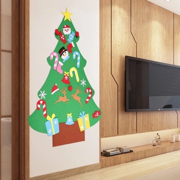 Детские елочные украшения ручной работы для рождественской вечеринки своими руками