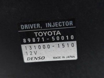 LEXUS LS ŘÍZENÍ / MODUL VSTŘIKOVAČE 460 BENZÍN 280KW (381 HP) 89871-50010