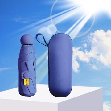 Складной зонт Зонт сильный водонепроницаемый для путешествий фиолетовый