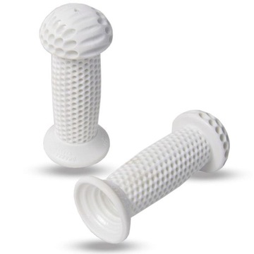Chwyty kierownicy gripy 100 mm ŻELOWE Baby GRZYBEK ProGrip - BIAŁE