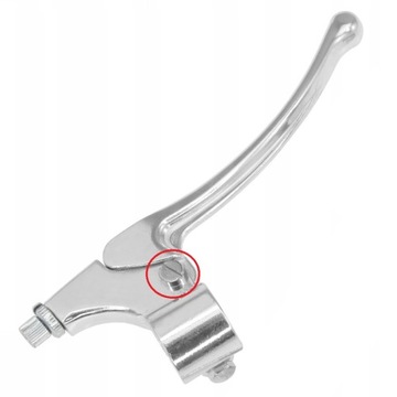 БОЛТ РЫЧАГА ТОРМОЗА И СЦЕПЛЕНИЯ WSK M5 ХРОМ