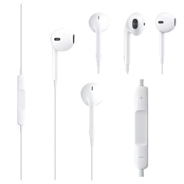 Słuchawki douszne przewodowe Apple EarPods BIAŁE