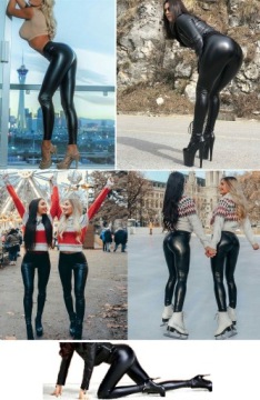 ЛЕГГИНСЫ КОЖАНЫЕ ТРУБКИ ЛАТЕКСНЫЕ ЛЕГГИНСЫ ЛАТЕКСНЫЕ БРЮКИ 2XL