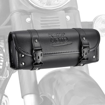 TORBA DO MOTOCYKLA ROWERU NA WIDELEC UNIWERSALNA SKÓRA PU