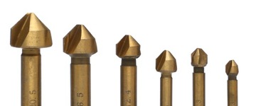 СВЕРЛА ФРЕЗЕРНЫЕ КОНИЧЕСКИ 6 ШТ.