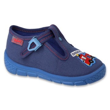 Niebieskie Tkanina Buty Dla dzieci Befado r.22