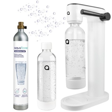 Výrobník Sody Sifon Aquafloow Na Vodu Láhev Na Vodu 0,8 L Válec CO2