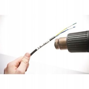 Rurka termokurczliwa do Brother HSe-241 biała Ø5,4-10,6 AHS-241